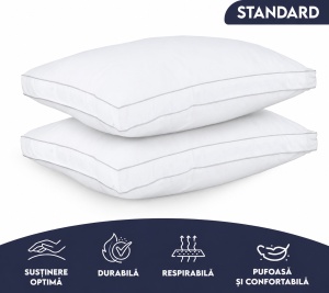 Set 2 bucăți Pernă Hotel Collection Bedding 50x60x10 cm - Img 2