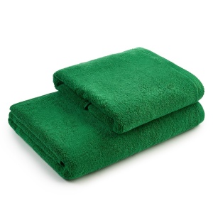 Set 2 Prosoape baie Brodate Alb/Colorat cu broderie color Model Royal, Nume, bumbac 100% - Img 7