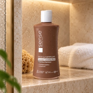 Gel de duș SENSE CentellaSilk+, Tiramisu Espresso, 330 ml - Img 5