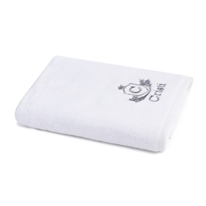 Set 2 Prosoape baie Brodate Alb/Colorat cu broderie color Model Royal, Nume, bumbac 100% - Img 3