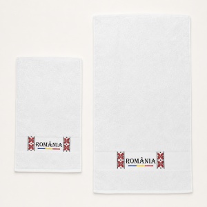 Set 2 prosoape premium ROMÂNIA, 700 g/mp, 100% bumbac - Img 6
