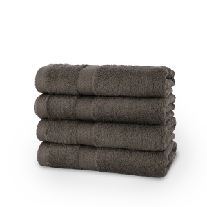 Set 4 Prosoape Fata 50x100cm 100% bumbac 500 g/mp, premium, Gri - Img 3