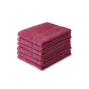 Set 6 Prosoape Bucatarie bumbac 100%, Visiniu, 400gr/mp