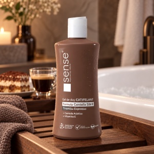 Gel de duș SENSE CentellaSilk+, Tiramisu Espresso, 330 ml - Img 2