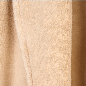 Halat de baie PREMIUM din bumbac 100%, fir zero twist, 360 g/mp – moale, ușor și absorbant Bej - Img 6