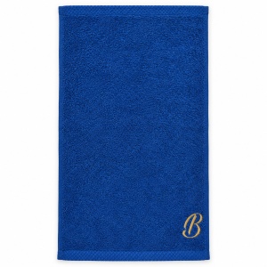 Prosop de mâini personalizat cu inițială brodată, 30 × 50 cm, bumbac 100%, 500 g/m² – 4 culori disponibile - Img 4