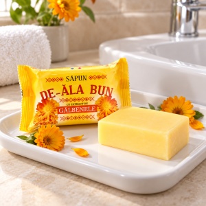 Săpun solid De-ala Bun cu extract de gălbenele, 90 g - Img 9