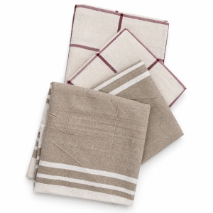 Set 4 prosoape de bucătărie Hotel Supplier – mix asortat, dimensiuni variabile 40×70–50×90 cm, 150–250 g/m² - Img 8