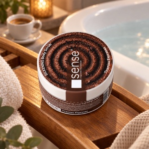 Exfoliant de corp SENSE SugarSilk+, Tiramisu Espresso, 200 ml - Img 4