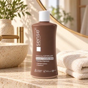 Gel de duș SENSE CentellaSilk+, Tiramisu Espresso, 330 ml - Img 6