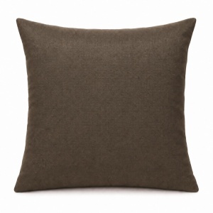 Pernă decorativă 45 × 45 cm cu perna TNT si fata inclusă, material blackout – Maro