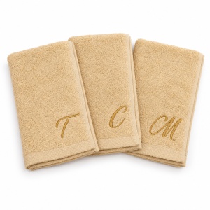 Prosop de mâini personalizat cu inițială brodată, 30 × 50 cm, bumbac 100%, 500 g/m² – 4 culori disponibile - Img 11