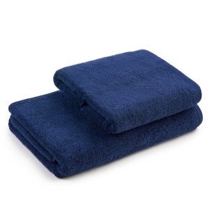 Set 2 Prosoape baie Brodate Alb/Colorat cu broderie color Model Diana, Nume, bumbac 100% - Img 5