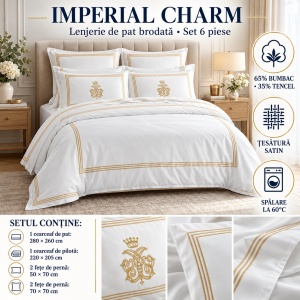 Lenjerie Pat Brodata Royal Tence - Imperial Charm