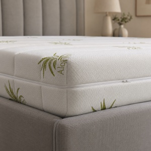 Saltea extra fermă Somnart XXL Memory Plus, H 25 cm, Memory Foam, husă Aloe Vera detașabilă - Img 3