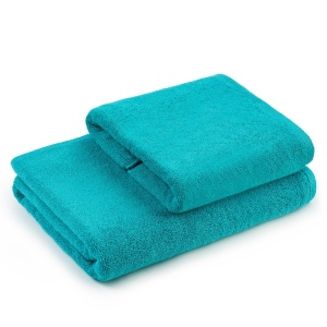 Set 2 Prosoape baie Brodate Alb/Colorat cu broderie color Model Royal, Nume, bumbac 100% - Img 12