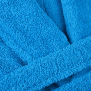 Halat de baie PREMIUM din bumbac 100%, fir zero twist, 360 g/mp – moale, ușor și absorbant Turcoaz - Img 3