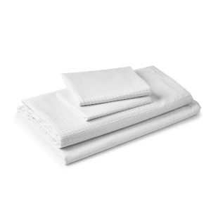 Lenjerie de pat hotel Crepon, 100% bumbac, 125 g/m², fără călcare – Single, Dublă sau King Size - Img 4