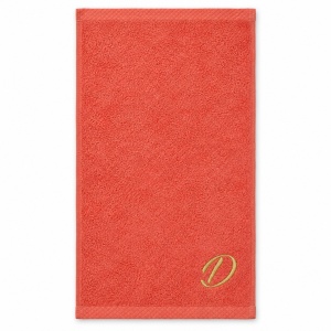 Prosop de mâini personalizat cu inițială brodată, 30 × 50 cm, bumbac 100%, 500 g/m² – 4 culori disponibile - Img 2