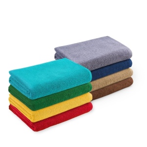 Set 2 Prosoape baie Brodate Alb/Colorat cu broderie color Model Inima, Nume, bumbac 100% - Img 4