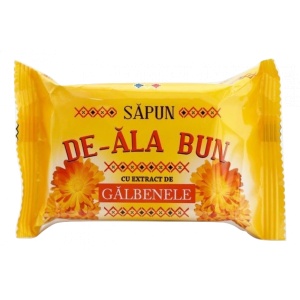 Săpun solid De-ala Bun cu extract de gălbenele, 90 g - Img 4