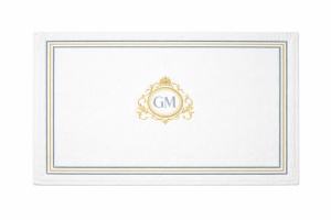 Set prosoape brodate de lux – Hotel Supplier | Monogramă Imperială - Img 4