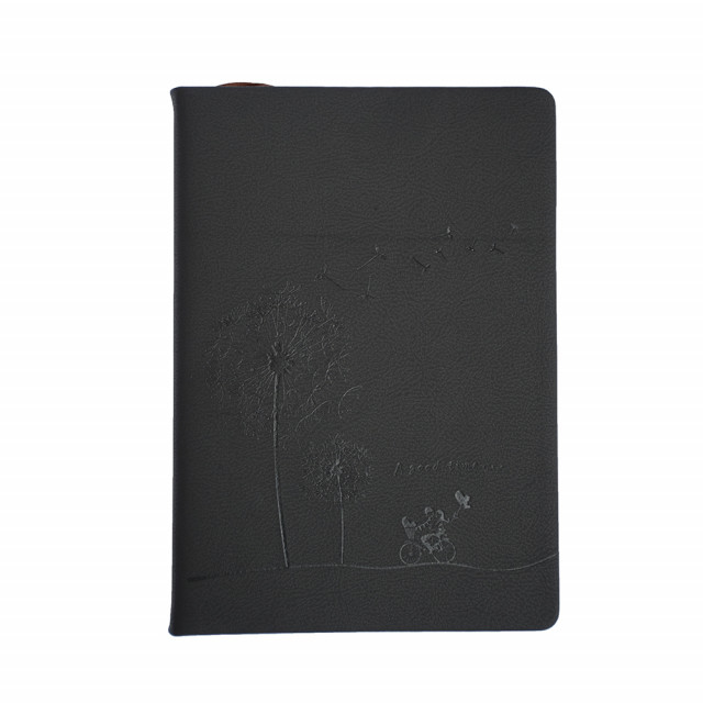 Agenda Pufo A5 nedatata, Couple\'s Diary, 145 pagini, 21 x 15 cm, negru