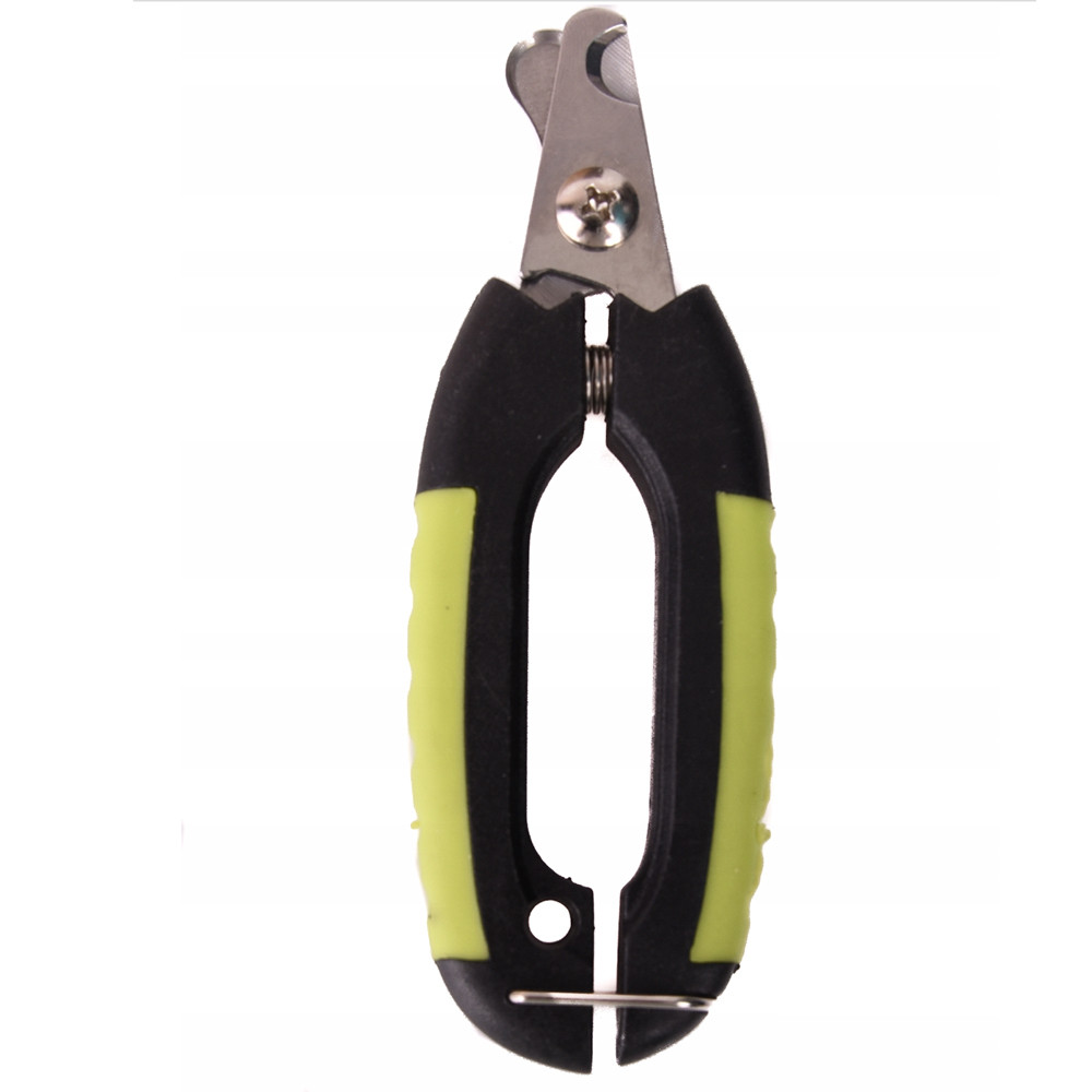 Cleste Pufo Pet pentru taiat unghii la pisici si caini, 16 cm, negru/galben - 1 | YEO