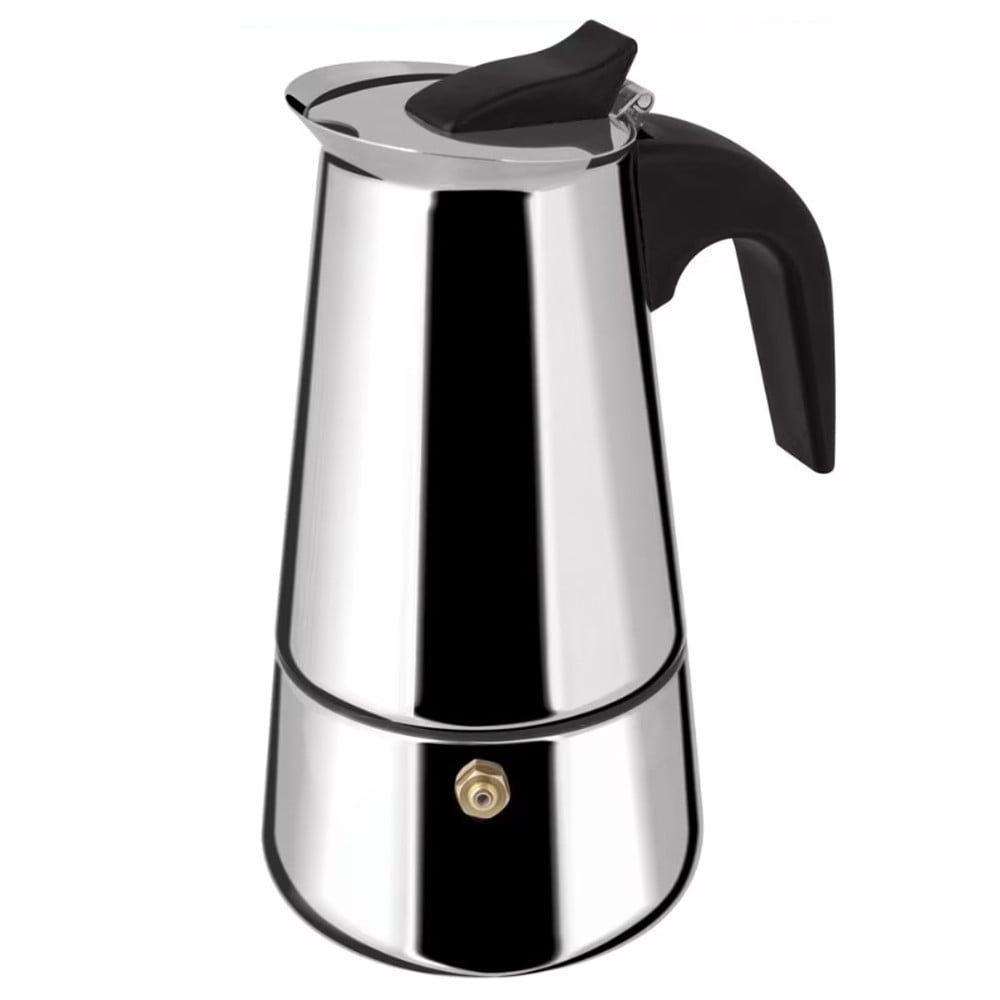 Espressor cafea din inox pentru aragaz, capacitate 6 cesti