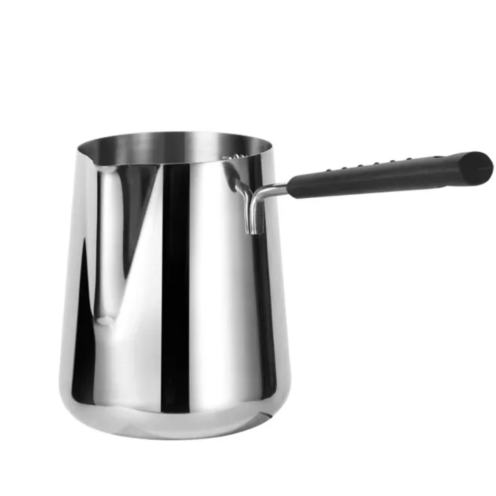 Ibric gradat din inox Pufo Coffee cu maner, 1 L