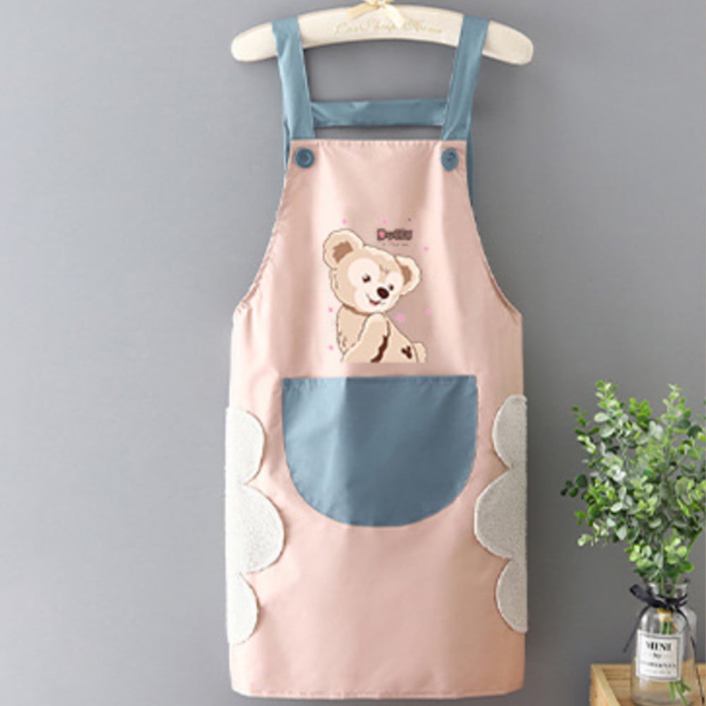 Sort de bucatarie Pufo Little Bear, sort pentru gatit, marime universala, roz - 1 | YEO