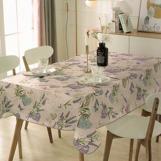 Fata de masa tip musama Pufo Lavanda all Day, 140 x 180 cm - 1 | YEO