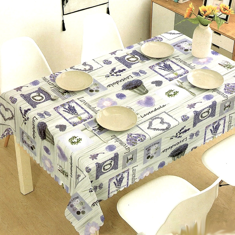 Fata de masa tip musama Pufo Purple Lavanda, 120 x 140 cm - 1 | YEO