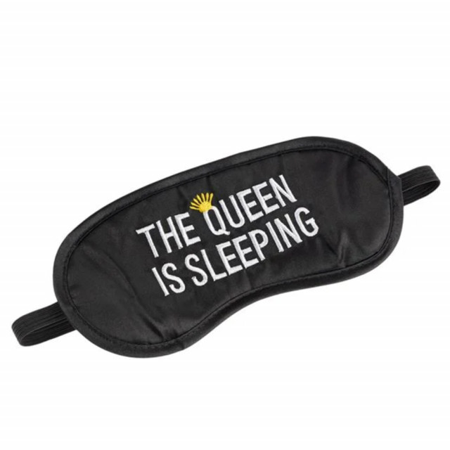 Masca pentru dormit sau calatorie, The queen is sleeping, 20 cm