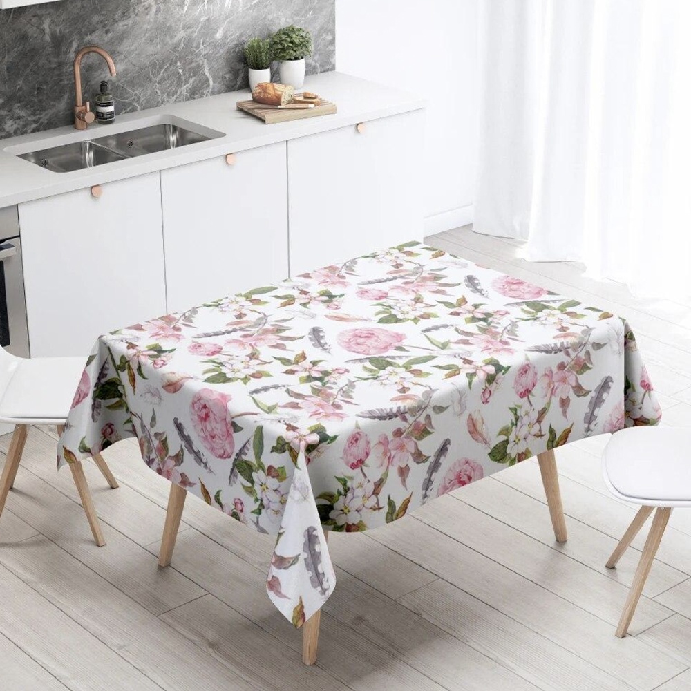 Fata de masa tip musama Pufo Peony Flowers, 140 x 180 cm - 1 | YEO