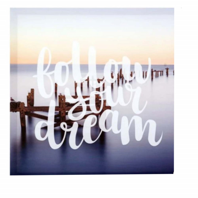 Tablou decorativ canvas Follow your dream, 40 cm