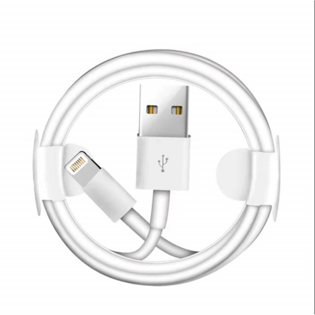 Incarcator priza Fast Charge 18 W si cablu de incarcare / transfer date USB de 1 m, pentru telefon IOS, alb - 3 | YEO