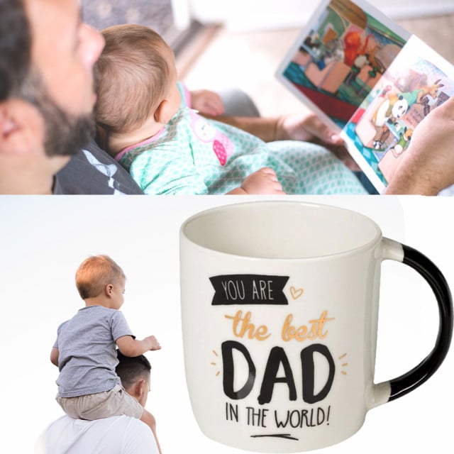 Cana pentru cafea Pufo, You are the best DAD, 345 ml - 1 | YEO