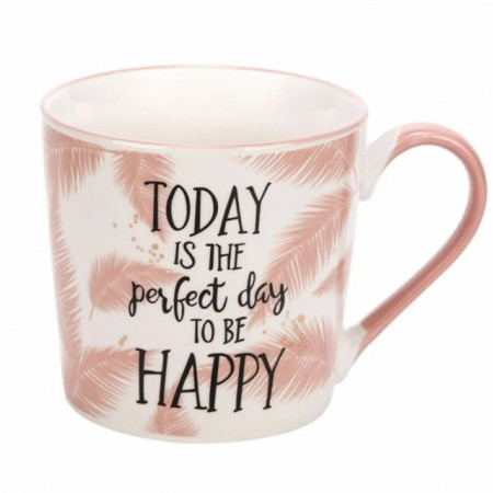 Cana pentru cafea sau ceai Today is a perfect day, 385 ml