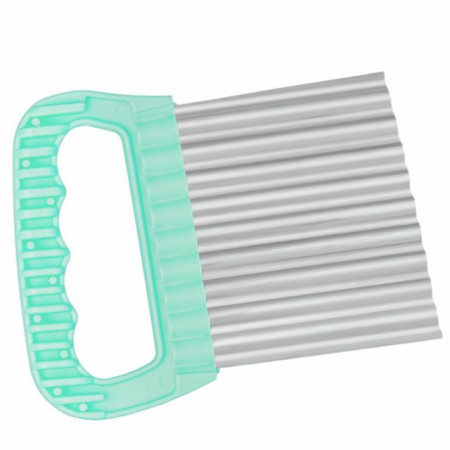 Cutit feliator Pufo pentru branza, cartofi si legume, inox, verde