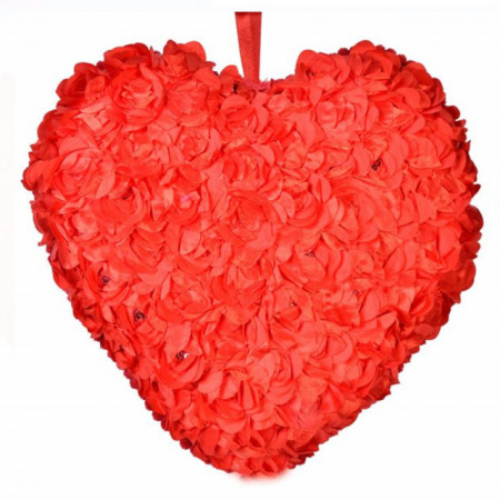 Perna decorativa Pufo True Love, 37 cm, rosu
