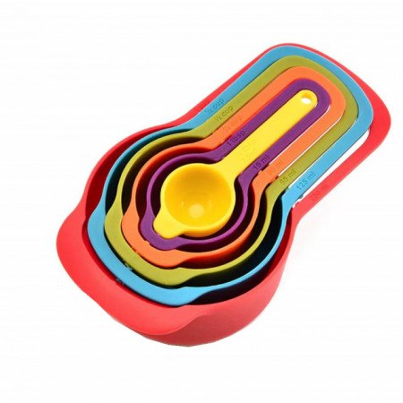 Set 6 cupe Pufo pentru masurare ingrediente de diferite gradatii