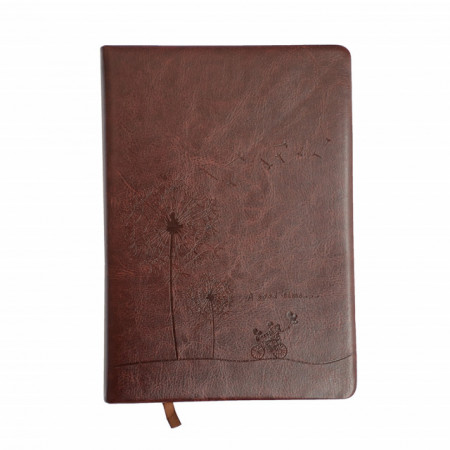 Agenda Pufo A5 nedatata, Couple's Diary, 145 pagini, 21 x 15 cm, visiniu