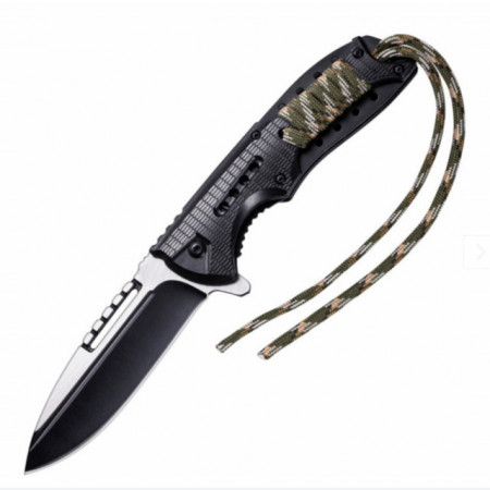 Cutit briceag 21.5 cm, model Military Commando Style, cu sistem de blocare lama si suport de prindere la centura