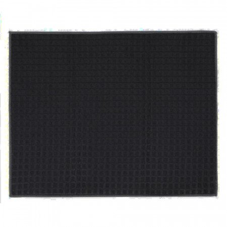 Prosop absorbant textil de bucatarie Pufo Kitchen pentru uscare pahare si vase, 50 cm, negru