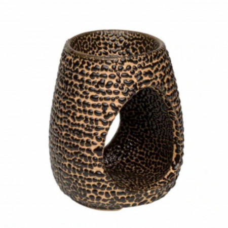 Vas din ceramica pentru aromaterapie Pufo, model tigrat