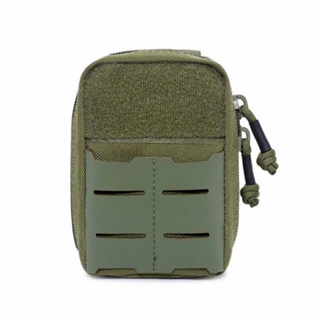 Mini borseta Pufo Army pentru curea, 13 x 9 cm, verde