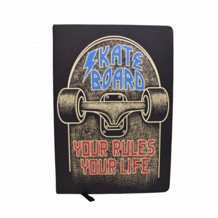 Agenda Pufo A5 nedatata, You're rules, you're life, 96 foi, 21 x 15 cm