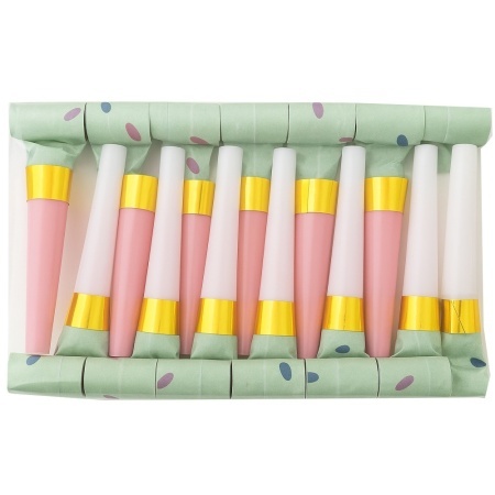Set 10 suflatori pentru petreceri, copii, multicolor