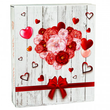 Album foto in cutie Pufo Love Flowers, 23 x 19 cm, 200 poze